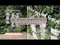 MY DIY WEDDING SEATING CHART MY DIY WEDDING SEATING CHART