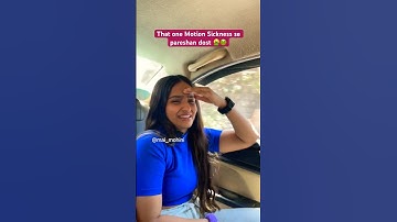 Pahadon par Motion Sickness kis kis ko hoti hai? 🤮 #maimohini #shorts #relatable #comedy #travel