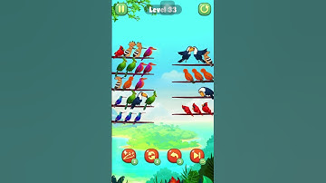 Color Bird Sort Puzzle Game Level 33 #shorts