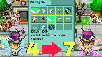 Mang 40triệu xu nâng cánh hồng và trắng cấp 7 | Avatar 2D Teamobi