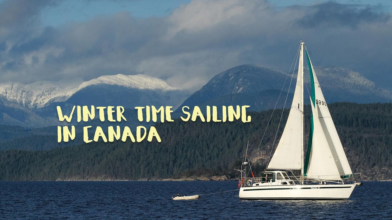 Raising Our Sails for the First Time- Winter Sailing in Canada | Ch3 E29 | Wayward Life Sailing