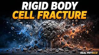 Full Blender Rigid Body and Cell Fracture Tutorial - How to Simulate Real Physics Guide