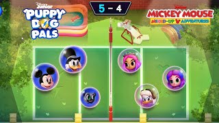 DISNEY BOUNCE: Equipo Voleibol con personajes Mixtos de Disney Junior. Evento deportivos 3 Vs 3