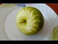Узор на зелёном яблочке