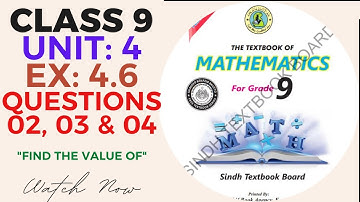 Class 9 | Math | Unit 4 | Exercise 4.6 | Question 2, 3 & 4 || Class 9 Math Chapter 4 Ex: 4.6 Q 2-4