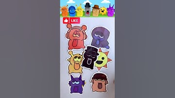 Incredibox Sprunki - Nuggets Edition (Mod) color mixing #incredibox #sprunki #satisfying #nuggets