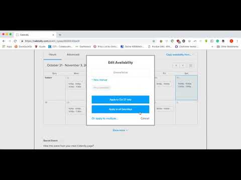 How to setup your availability on calendly