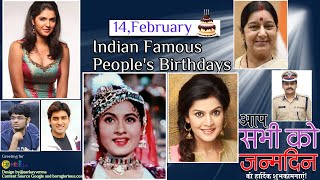 14-02-2021 Indian celebrity, Bollywood celebrities, Famous Peoples Birthdays