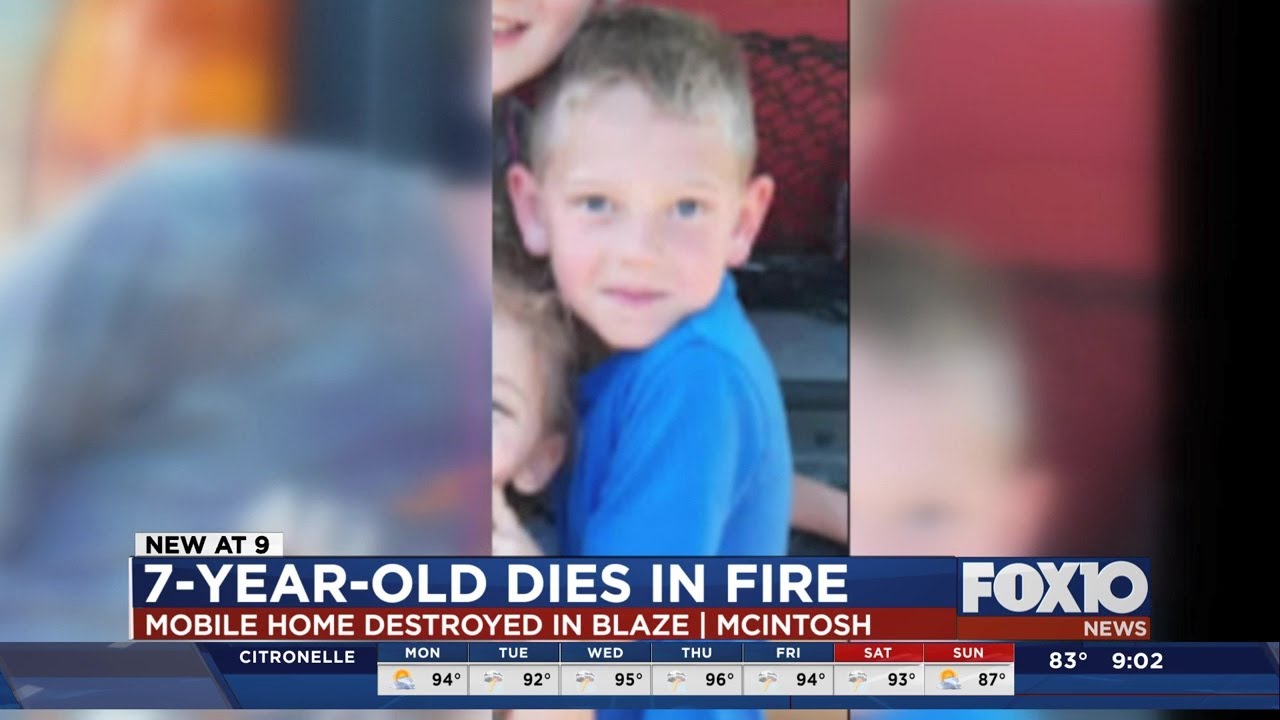 Seven-year-old boy killed in house fire - YouTube