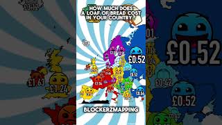 How much does a loaf of bread cost in your country (IN GBP)