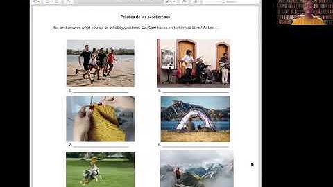 Module 3 Unit 1 Los pasatiempos