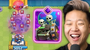 The Evo Skeleton Barrel death damage is win condition