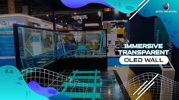 Immersive Transparent OLED Wall | Futuristic Interactive Display | Siemens | IREE 2026