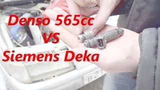 ВАЗ 2110 Турбо #43: Subaru форсунки на ВАЗ VS Siemens deka