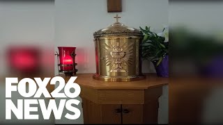 Thief runs off with stolen tabernacle and sacred elements from Yokuts Valley church