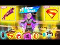 GOKU BLACK SAIYAN ROSE vs SUPERMAN MYTHIC ALL MYTHIC WEAPONS & MEDALLIONS (Chapter 6 Season 3)