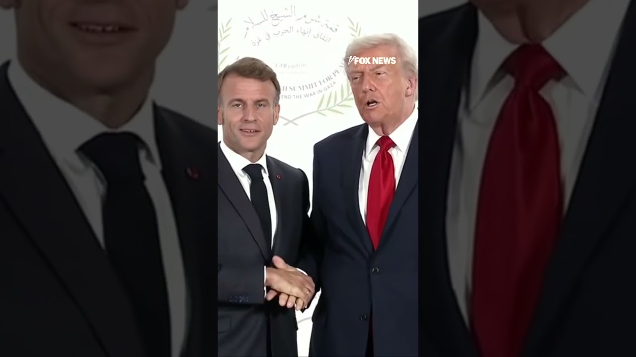 'Gutfeld!' reacts to Trump's awkwardly-long handshake with Macron: 'Won't let go!' 