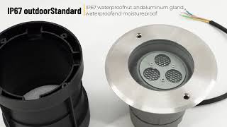Linear LED Inground Light | Seamless Outdoor Lighting Design