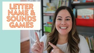 Letter Name and Sound Activities and Games // Letter Name and Letter Sound Fluency!