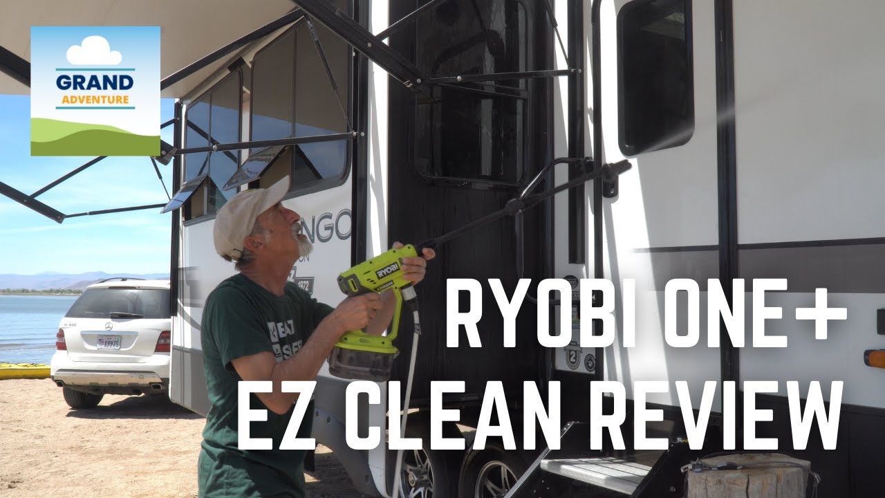 Ep. 257 Ryobi ONE+ 18V EZClean Review RV camping gear boondocking