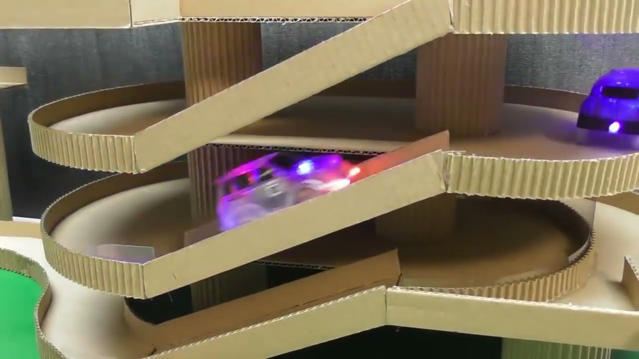 DIY Cardboard game for cars YouTube
