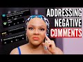ADDRESSING NEGATIVE COMMENTS..... | LEAVE ME ALONE!!!!