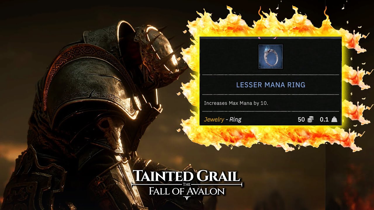 How To Get The Lesser Mana Ring Inside Asylum Island In Tainted Grail Fall Of Avalon Guide Location
