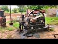 Starting old big black engine | how to make engine at home | Ruston engine