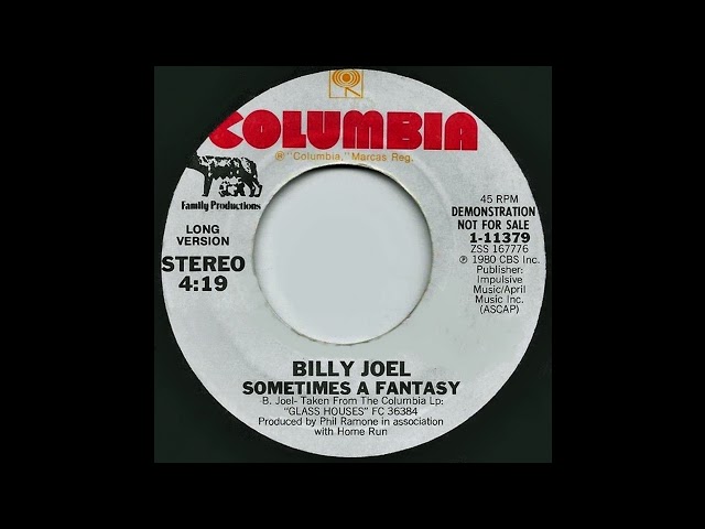 Billy Joel - Sometimes A Fantasy (80) Extended