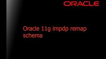 oracle 11g impdp remap schema