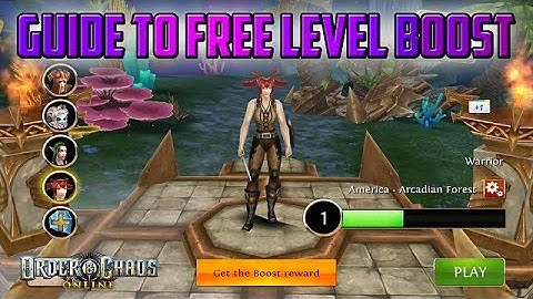 Guide To Your Free Level Boost | Order & Chaos