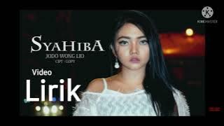 Jodo wong liyo - Syahiba //  Video Lirik #LaguBanyuwangiTerbaru