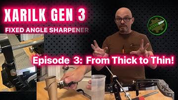 Setting the angle and swapping plates. More tips on XARILK Gen 3 sharpener.