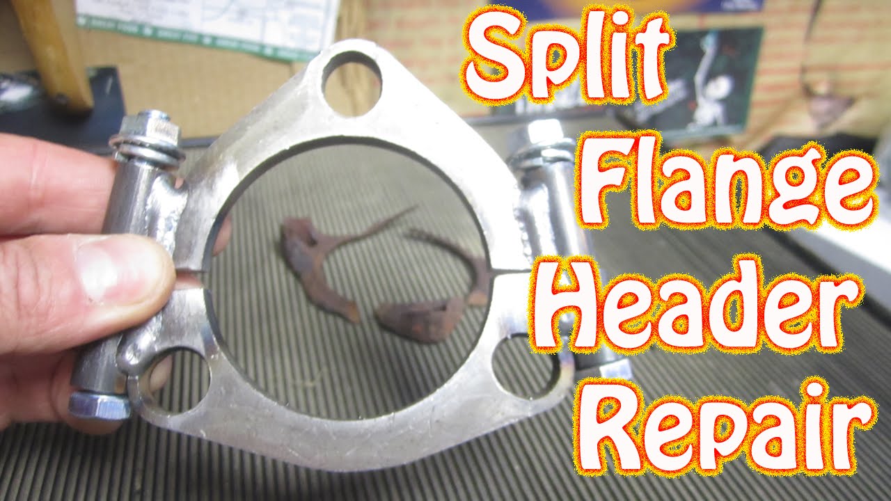 DIY - How to Repair Rusted Exhaust Header Flange Using a ... 1998 5 7 vortec engine diagram 