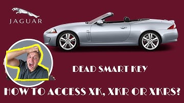Jaguar XK, XKR, XKRS  how to open and change smart key / fob battery