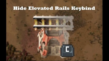 Hide Elevated Rail Keybind | Factorio mod