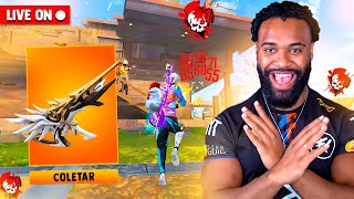 🔴MP5 EVOLUTIVA CHEGOU🔴SOLO RANKEADA NO MESTRE🔴GURAS FREE FIRE AO VIVO🔴