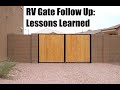 Lessons Learned The Hard Way About Building An RV Gate