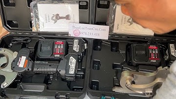 EC-50M và EC-65M - Kìm, máy cắt cáp dùng pin - cắt cáp Cu/ Al/ Acsr 50 -65mm