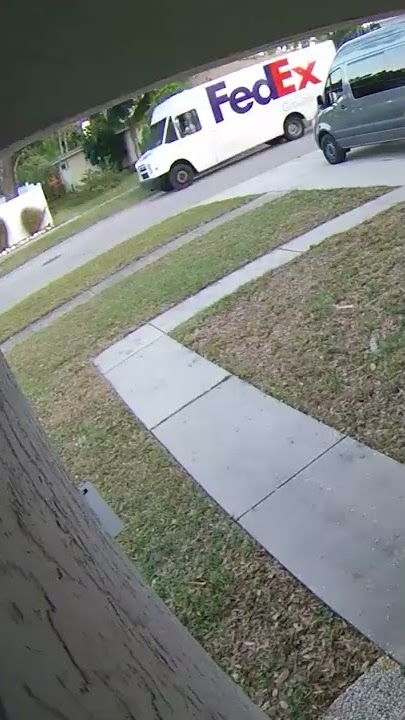FedEx Guy Acting a Little Weird #Shorts