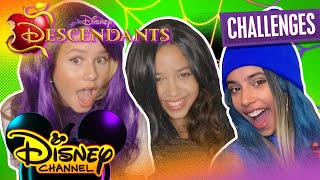 Descendants Halloween Challenge ft. Kylie Cantrall 🎭 | Ruth & Ruby's Sleepover | Disney Channel