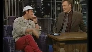 Adam Sandler on Late Night with Conan O'Brien. 1998.