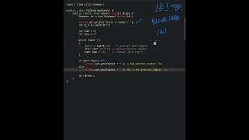 🔁 Check Palindrome Number in Java Using While Loop! 💻 #Shorts#Java  #JavaPrograms #GUDifiedLearning