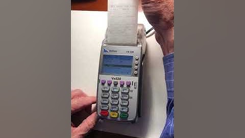 Removing Tamper Message on VeriFone VX520 credit card machine