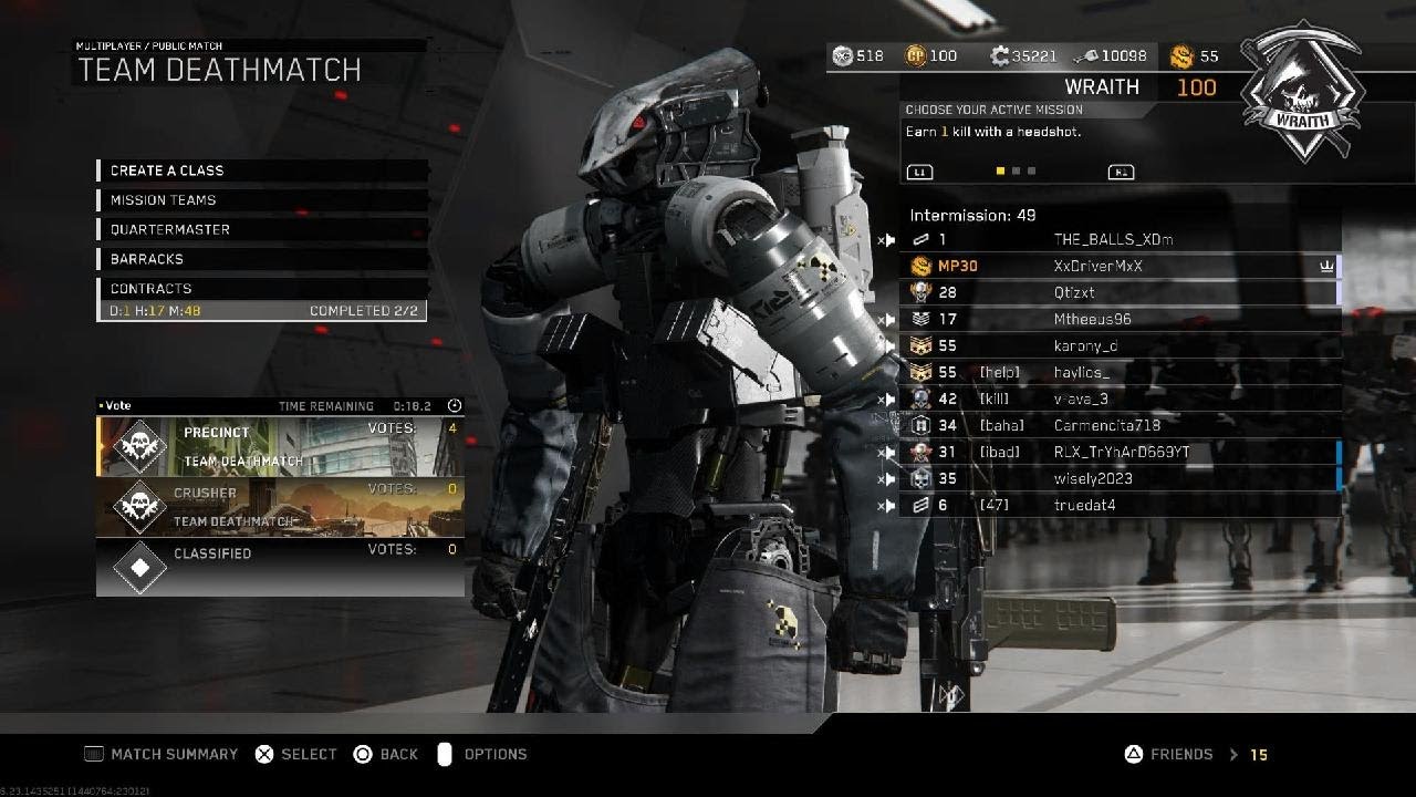 Call of Duty: Infinite Warfare Tryhard Frontire