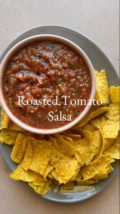 Roasted Tomato Salsa #mexicanfood #salsa