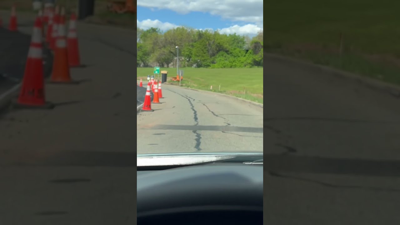 Orange traffic cones