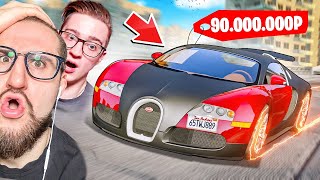 ЭТО НЕ МАШИНА А ЗВЕРЬ! КУПИЛ НОВУЮ BUGATTI VEYRON ЗА 90.000.000 РУБЛЕЙ...