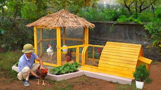 How turn scrap wood into amazing 2in1 chicken coop