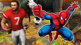 🕸 Spider-Man Unlimited vs Temple Run 2 fun ios android gameplay screenshot 5